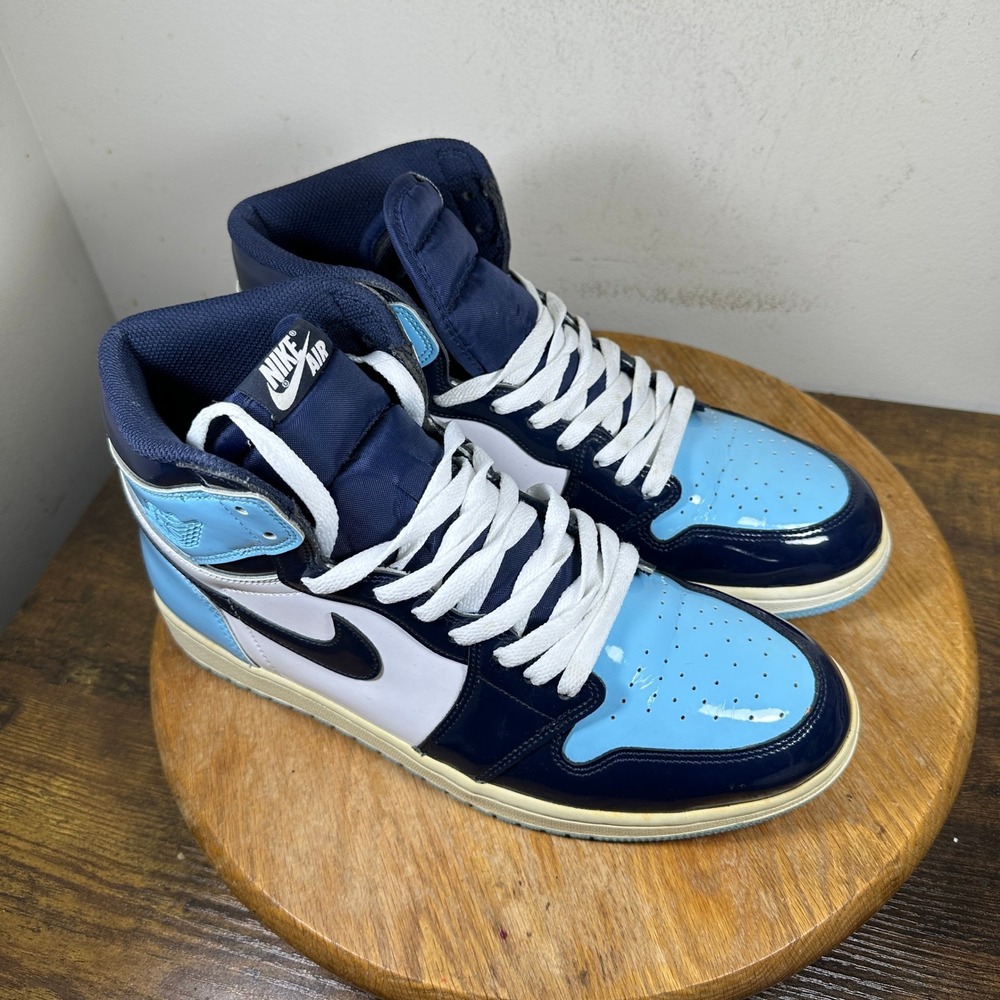 Nike Air Jordan 1 Retro High OG Blue Chill Obsidian CD0461-401 Womens Size 12